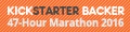 47-hour Marathon 2016 Kickstarter Backer