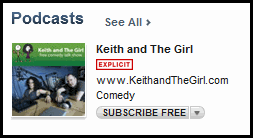 Keith and The Girl on iTunes